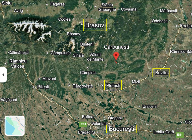 Carbunesti, Prahova.